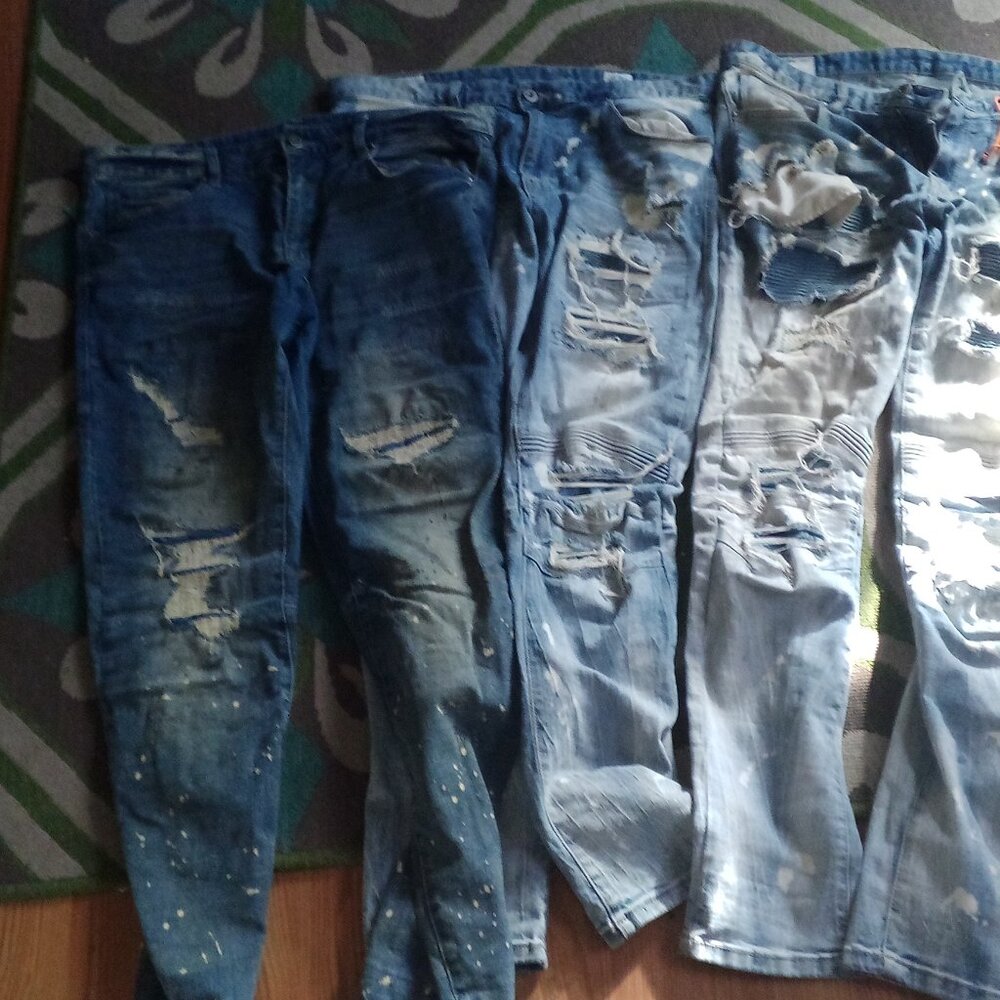 Smoke rise jeans bundle size 36